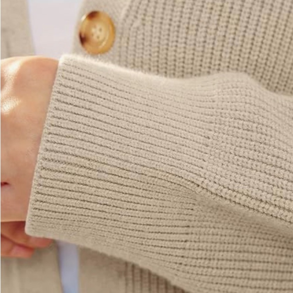 Automet Open Front Oversized Button Lightweight C… - image 4